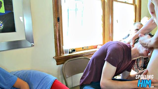 Real stripper throatfucking newcomer