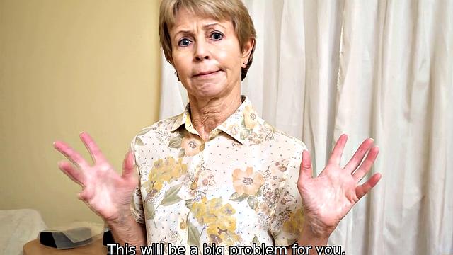 MATURE4K. Guy satisfies mature woman in stockings after chores.