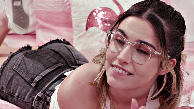 Hairy college babe gets her holes fucked to orgasm