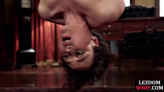 Suspended sub mouthgagged and clamped