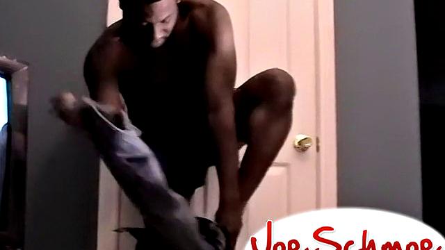 Kel Sucks Big Black Guy - Kel