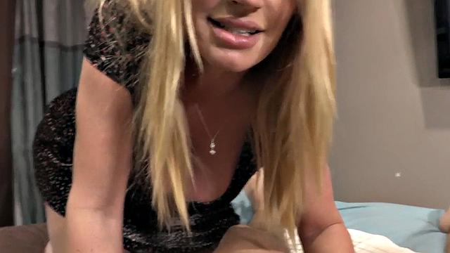 Hairypussy stepmommy with big boobs gets fucked in POV