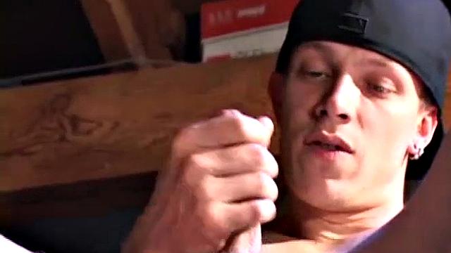 Shane Strokes His Dick