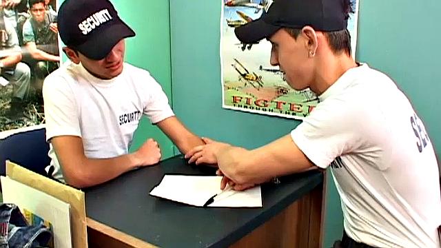 Young Latin security guards Damian and Jesid can't ignore the lust they have for each other and it all gets released in the privacy of an office.