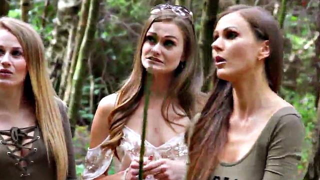 CFNM dominas jerk and suck sub in group domination