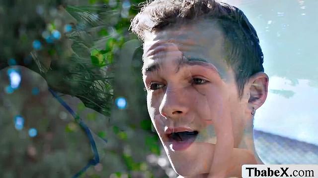 My first double with this busty TS