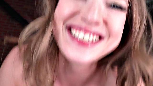 POV lingerie babe teasing her lover before riding his cock