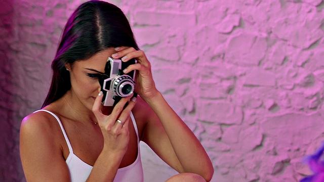 Watch these bald-headed brunettes get naughty in the bedroom and squirt while playing with each other's small tits and tight pussies