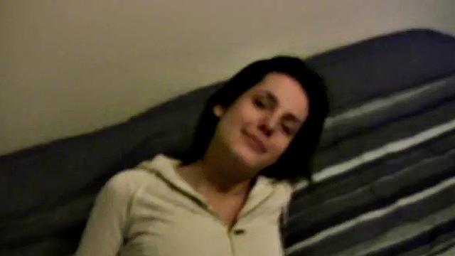 Busty teen gets pussy pounded in POV