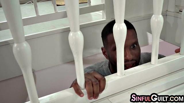 Interracial Asian petite gapes