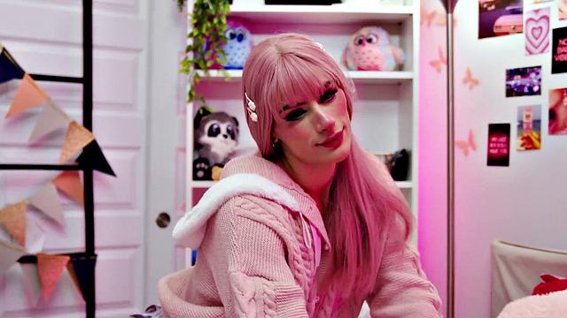 HETEROFLEXIBLE - Femboy Cyrus Stark Tears Pantyhose To Ride Roommate's Big Cock