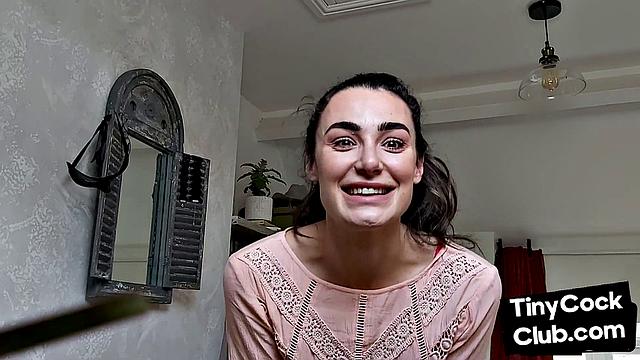 SPH amateur domina humiliates guys with small dick