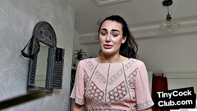 SPH amateur domina humiliates guys with small dick