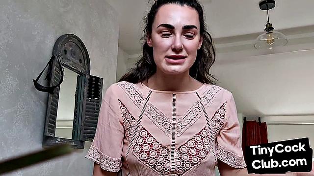 SPH amateur domina humiliates guys with small dick