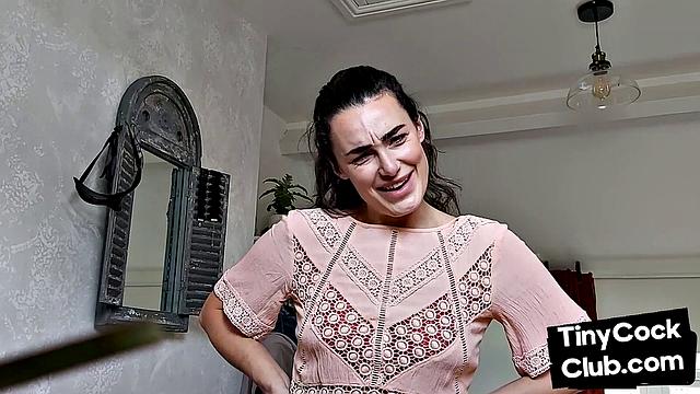 SPH amateur domina humiliates guys with small dick