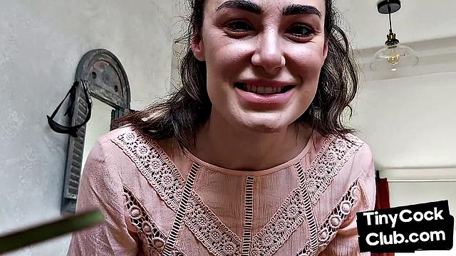 SPH amateur domina humiliates guys with small dick