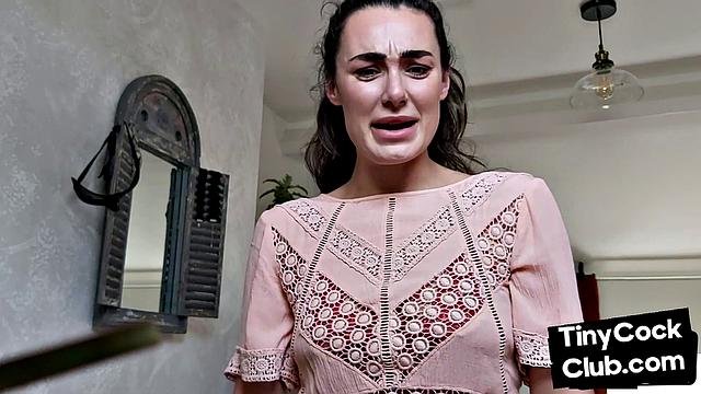 SPH amateur domina humiliates guys with small dick