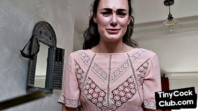 SPH amateur domina humiliates guys with small dick