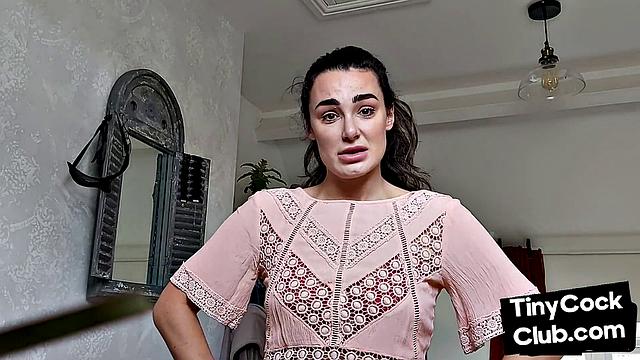 SPH amateur domina humiliates guys with small dick