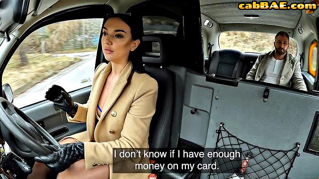 Lingerie babe drilled by passenger