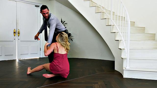 Get ready for a wild ride as this tattooed babe gets her tight pussy licked and deepthroated while standing up and taking it hard in reverse