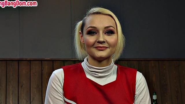 Nasty gangbang for slutty cheerleader