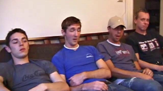 Group Jerk Cum Facial Surprise