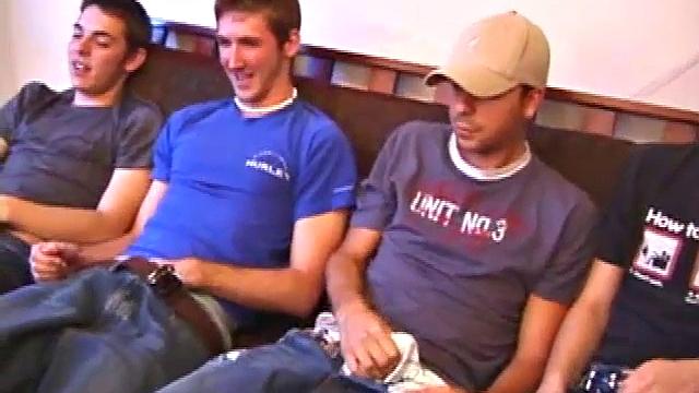 Group Jerk Cum Facial Surprise
