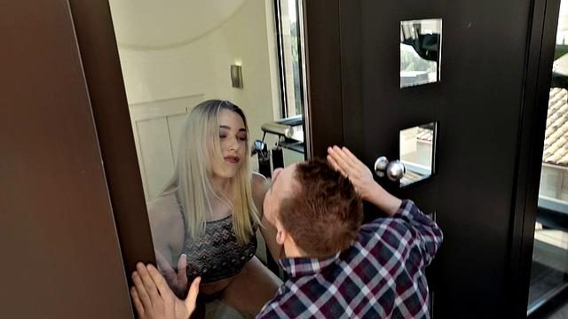 Anny, the sexy American babe, gets analyzed on the couch while getting her tight holes drilled in various positions