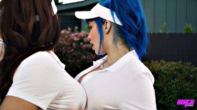 Принцесса тенниса играет сначала ракеткой, потом членом