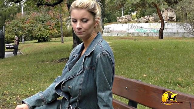 Naked In City Park And Masturbating