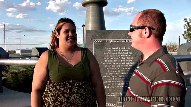 Pretty Curvy Teen in the Park