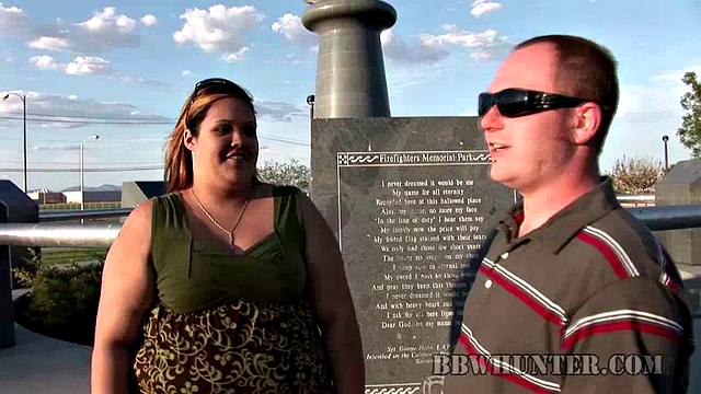 Pretty Curvy Teen in the Park