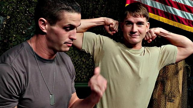 Stud Makes Blow His Load - ActiveDuty