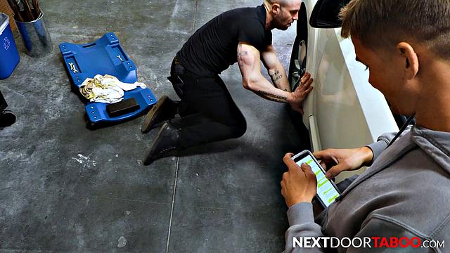 Asshole Jock Stepdad Drilled By Smart Stepson - Christian Cayden, Brandon Anderson - NextDoorTaboo