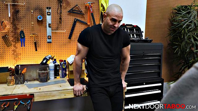 Asshole Jock Stepdad Drilled By Smart Stepson - Christian Cayden, Brandon Anderson - NextDoorTaboo