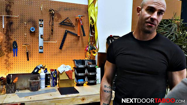 Asshole Jock Stepdad Drilled By Smart Stepson - Christian Cayden, Brandon Anderson - NextDoorTaboo