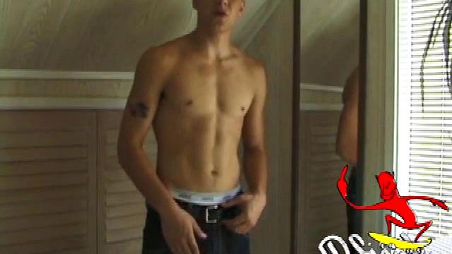 Bradley Shaw strokes his thick cock and moans with raw hunger