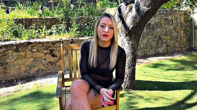 Beautiful Ashley Swallows Husband's Cock