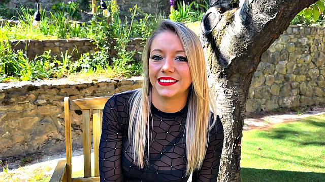 Beautiful Ashley Swallows Husband's Cock