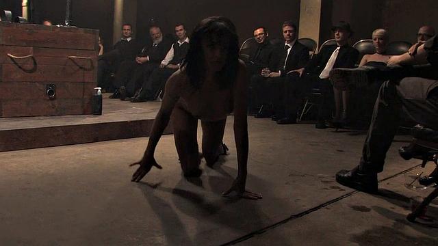 BDSM scandal slut dominated hardcore in front of everyone