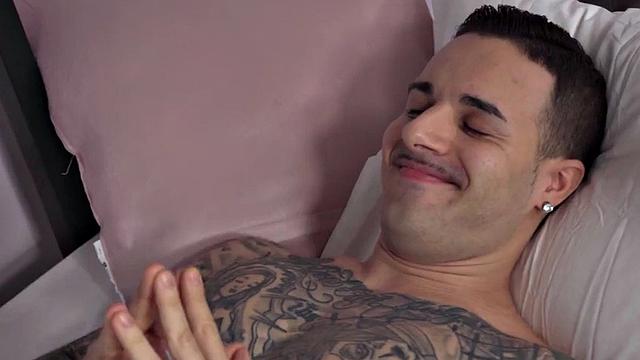 Hostel babe with medium boobs fucked by roommate cock