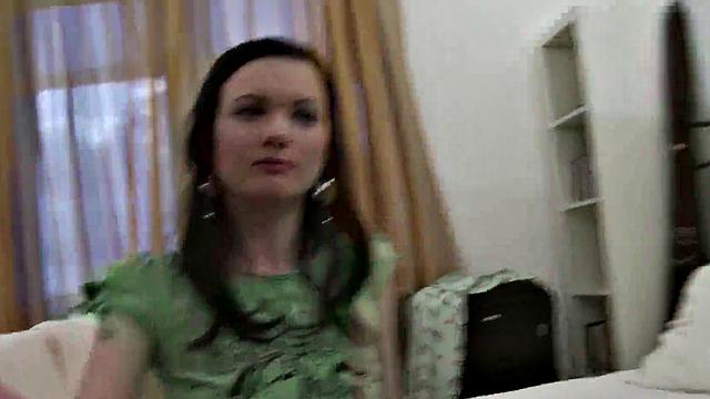 Young Brunette Katya Gets Used