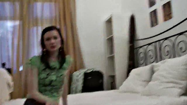 Young Brunette Katya Gets Used