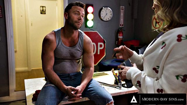 MODERN-DAY SINS - Mechanic Bangs Cheating Wife Anna Claire Clouds