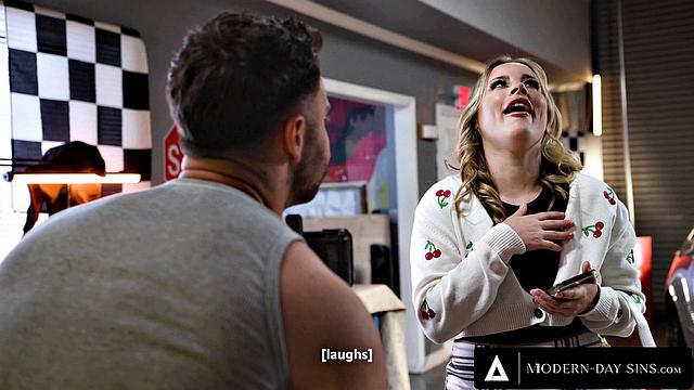 MODERN-DAY SINS - Mechanic Bangs Cheating Wife Anna Claire Clouds