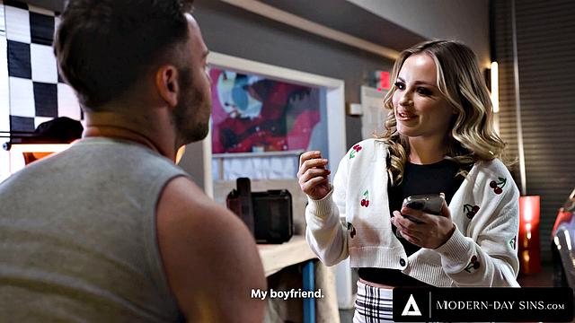 MODERN-DAY SINS - Mechanic Bangs Cheating Wife Anna Claire Clouds