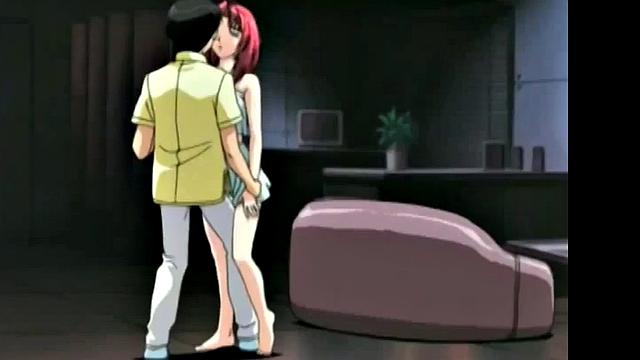 Watch the Nymph Hentai Porn anime as she gets her upskirt and pussy fingered in the office