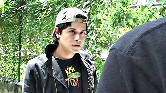 Juano wants to have fun with Adan and makes him an offer. In bed, the young Latinos make out, as clothes strip off. Then Adan goes down on his top, and licks his bottom, before hopping on for a wild ride.