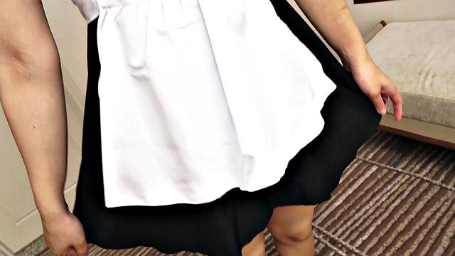 It's a nice day for Hinata Nanase to cheat by sucking cock!